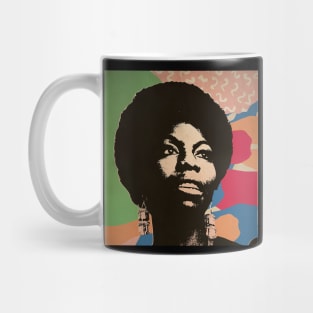 Vintage Poster - Nina Simone Style Mug